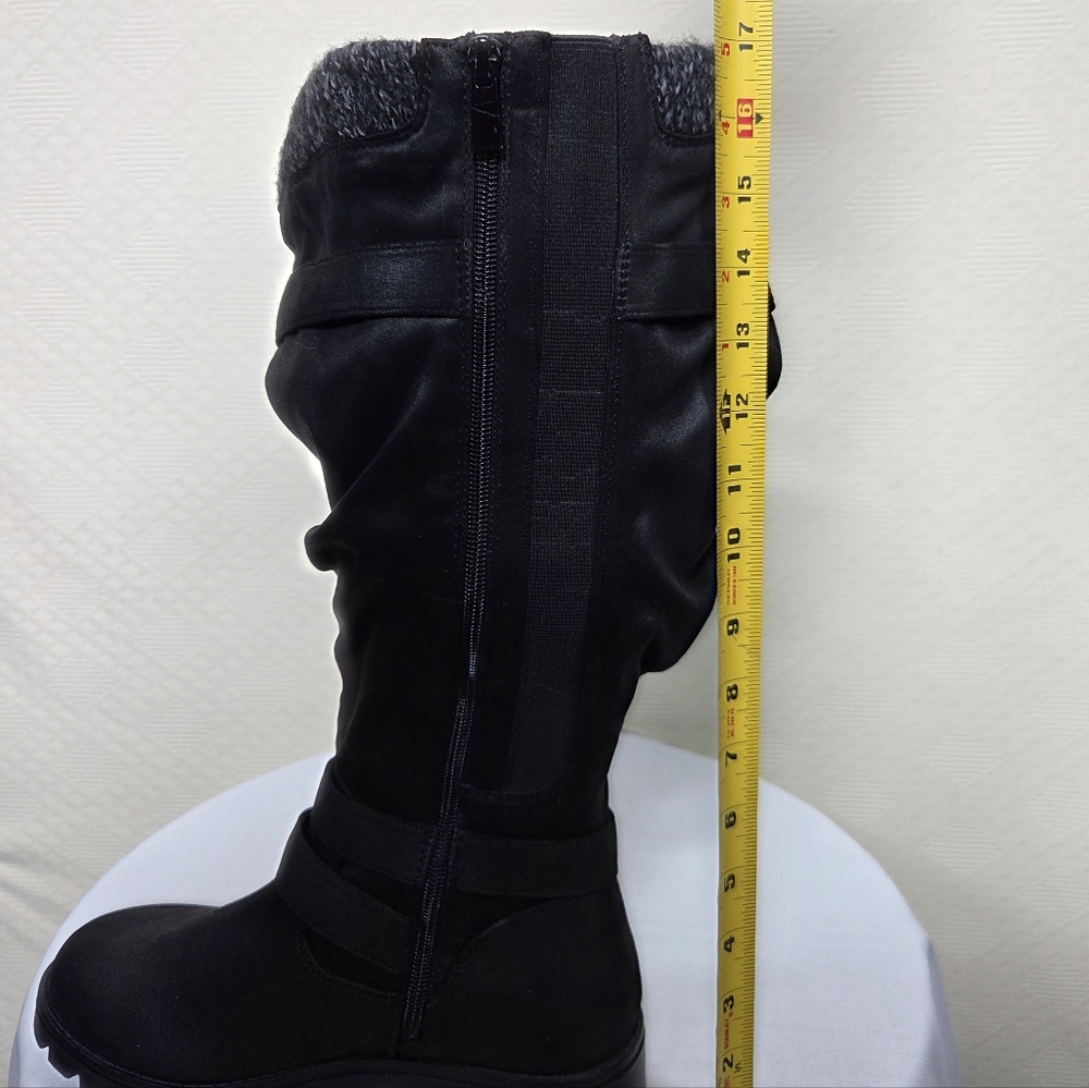 NWT Torrid Buckle Sweater Knee Boot Size-8WW - Picture 15 of 16